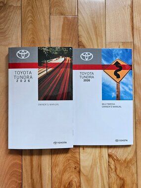2026 TOYOTA TUNDRA Owner's Manual & Multimedia   Includes owne